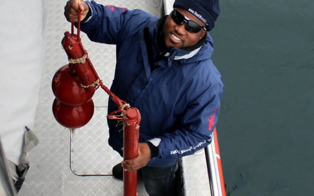 Kira with a recovered receiver 